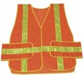 1288-O Mesh Class 2 Orange Reflective Safety Vest